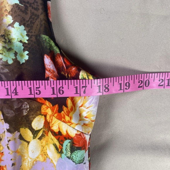 Betsy Johnson Floral Sleeveless Fit and Flare Dress Size 14 - Picture 6 of 9